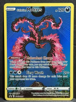 Pokemon Galarian Moltres TCG SWSH284 Promo Card NM Condition - Image 1