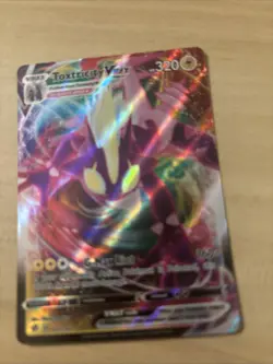 Pokemon TCG Toxtricity VMAX Rebel Clash Holo Ultra Rare Card 071/192 - Image 1