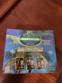 Lot of 2 2001 Survivor Trading Card Game Booster Packs Sealed NOS - Image 1