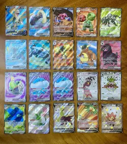 Lot Of 20 Full Art Shiny Holo Rare Pokemon TCG Card Collection Promo NM/MINT - Image 1