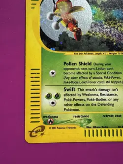 Ledian H14/H32 Skyridge Holo Rare Pokemon Card 2003 w/ SWIRL🌀 LP - Image 5