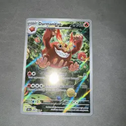 Darmanitan 098/086 Illustration Rare Black Bolt Pokemon Card Fire Type NM - Image 2