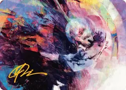 Psychic Whorl Art Card (Gold-Stamped Signature) - 15 / English / Near Mint - Image 1