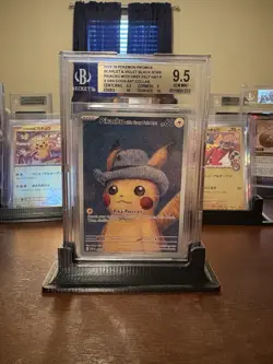 BGS 9.5 Pikachu with Grey Felt Hat Van Gogh Promo SVP 085 Pokemon Card - Image 1