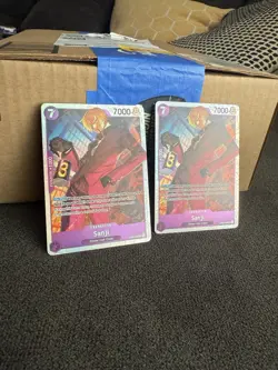 Sanji OP09-065 SR Foil The Best Vol 2 Reprint One Piece Trading Card (2 Copies) - Image 2