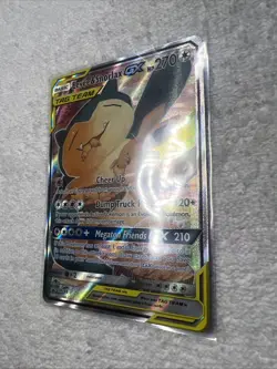 Pokemon Eevee & Snorlax GX Team Up TCG SM169 Holo Promo Card - Image 3