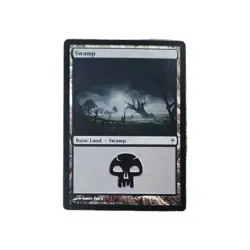 MTG Magic The Gathering Swamp Basic Land Card Core Set Magic 2013 37/80 - Image 1