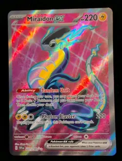 Pokemon TCG Miraidon EX Scarlet & Violet Base Set Holo Ultra Rare Card 227/198 - Image 2