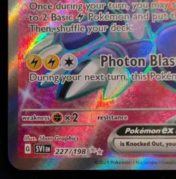 Pokemon TCG Miraidon EX Scarlet & Violet Base Set Holo Ultra Rare Card 227/198 - Image 5