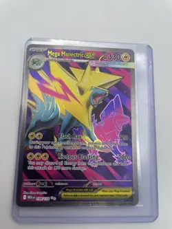 Pokemon TCG Mega Manectric ex 158/132 2025 Mega Evolution Ultra Rare Card - NM - Image 4
