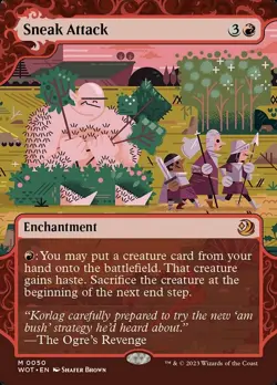 Sneak Attack Magic mtg NM-Mint, English Enchanting Tales x1 - Image 1