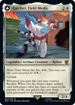 MTG English Ratchet, Field Medic NM Foil Universes Beyond: Transformers - Image 1