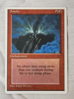 NM Smoke Fourth Edition Mtg Magic the Gathering - Image 1