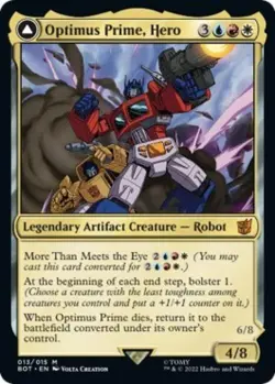 MTG English Optimus Prime, Hero NM Normal Universes Beyond: Transformers - Image 1