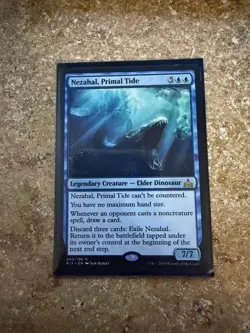 Nezahal, Primal Tide Rivals of Ixalan Regular MTG 045/196 Sam Burley Year 2018 - Image 1