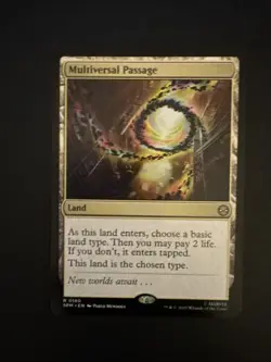 Multiversal Passage MTG Spider-Man Rare NM - Image 1