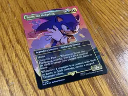 MTG Secret Lair x Sonic the Hedgehog: Friends and Foes Rainbow Foil - NM - Image 3