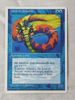 NM Lord of Atlantis Fourth Edition Mtg Magic the Gathering - Image 1