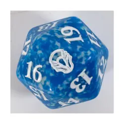 WOTC MTG Spindown d20 Life Counters Dominaria - Blue w/White NM - Image 2