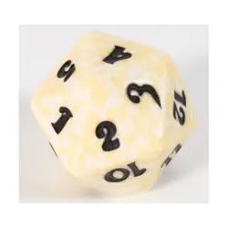 WOTC MTG Spindown d20 Life Counters Dark Ascension - White w/Black NM - Image 1