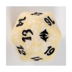 WOTC MTG Spindown d20 Life Counters Dark Ascension - White w/Black NM - Image 2
