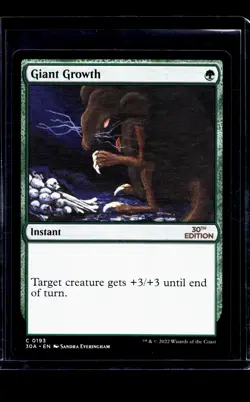 2022 MTG Magic The Gathering 30A 30th Anniversary Edition #193 Giant Growth - Image 1