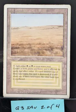 G3, Savannah, MTG, Revised Edition, Regular, {COPY #2 of 4} 🌐 - Image 1