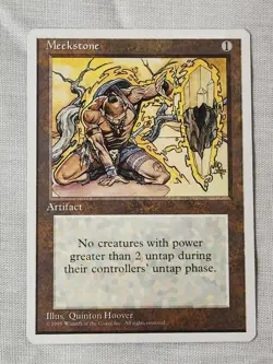 NM Meekstone Fourth Edition Mtg Magic the Gathering - Image 1