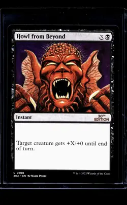 2022 MTG Magic The Gathering 30A 30th Anniversary Edition #108 Howl from Beyond - Image 1
