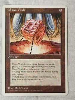 Played Mana Vault Fourth Edition Mtg Magic the Gathering - Image 1