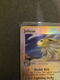 Jolteon 6/100 Rare Reverse Holo Pokemon Card DMG E Reader Sandstorm SS - Image 2