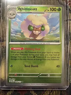 Pokemon TCG Whimsicott (Poke Ball Pattern) 008/131 Prismatic Evolutions Holo NM - Image 1