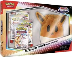 Pokemon Prismatic Evolutions Accessory Pouch Special Collection Sealed - Image 1