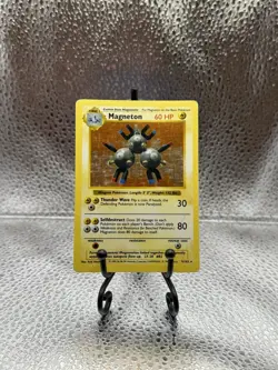 Magneton 009/102 Base Set (Shadowless) Holo - LP/MP - Pokemon - Image 1