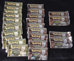 1) Pokemon Mewtwo First Movie Edition Booster Bilingual Black Pk Sealed TOPPS - Image 1