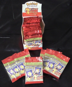 1) Vintage 1999 POKEMON ACTION FLIPZ SEALED BOOSTER PACK PREMIER EDITION - Image 1