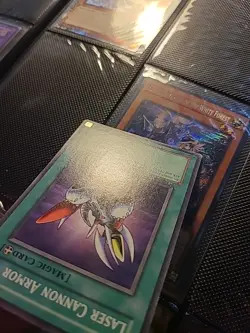 YUGIOH Laser Cannon Armor LOB-089 1st Edition - Image 4