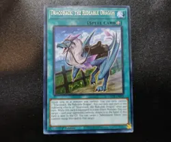 *RAISED NAME ERROR* Dracoback, the Rideable Dragon GRCR-EN032 Yugioh Card NM - Image 1