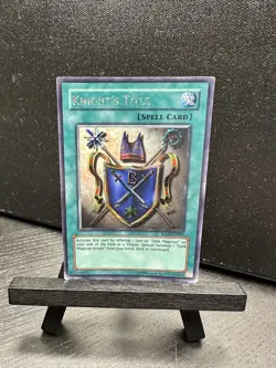 Knight's Title ROD-EN002 YuGiOh Reshef of Destruction (prismatic secret rare) - Image 1