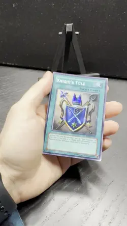 Knight's Title ROD-EN002 YuGiOh Reshef of Destruction (prismatic secret rare) - Image 2