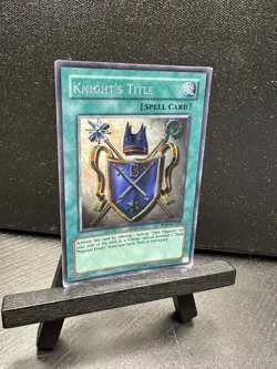 Knight's Title ROD-EN002 YuGiOh Reshef of Destruction (prismatic secret rare) - Image 3