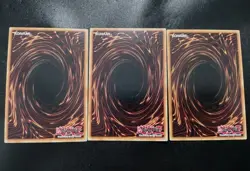 3x Fossil Fusion BLAR-EN011 Secret Rare 1st Edition Yugioh Card Playset LP - Image 2