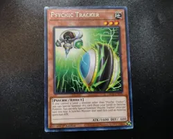 *RAISED NAME ERROR* Psychic Tracker GRCR-EN046 Rare 1st Edition Yugioh Card LP - Image 1
