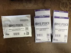 One Piece Card Game Release Event + Tournament Kit 2025 Vol 2 x3 & More SEALED - Image 1