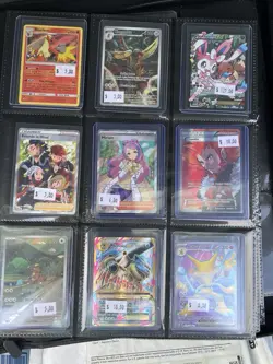 Pokemon Card Collection Modern Binder Loaded, Used To Vend, Collectr Value Pic - Image 4
