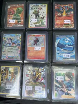 Pokemon Card Collection Modern Binder Loaded, Used To Vend, Collectr Value Pic - Image 5