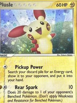 Pokemon Card | 2006 EX Trainer Kit 2: Plusle & Minun | # 6/12 Plusle HOLO - Image 2