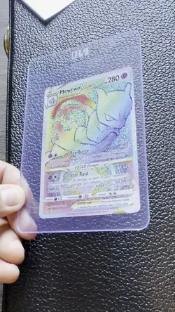 Pokemon Go Mewtwo VSTAR 079/078 Rainbow Secret Rare TCG Card - Mint Condition - Image 2