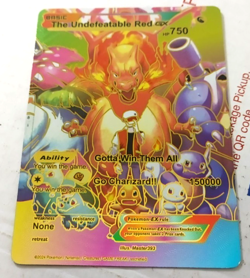 Red GX Pokemon Custom Fan Made Art Card - Image 1