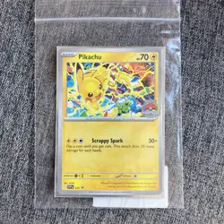 Pikachu Promo 2025 World Championships SVP EN 225 Pokemon Card Worlds - Image 3
